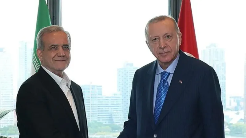 Başkan Erdoğan İran Cumhurbaşkanı Mesud Pezeşkiyan ile görüştü