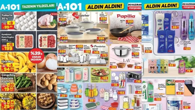 A101'de Deterjan ve Yumuşatıcı Şoku! 26 Haziran İndirimleri Başladı!