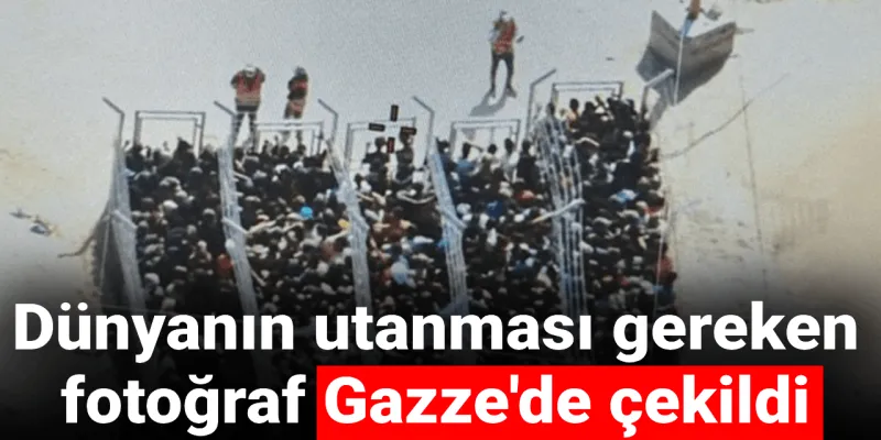 Gazze'de insanlar kafes içerisinde yardım alıyor: İsrail ve ABD yapıyor
