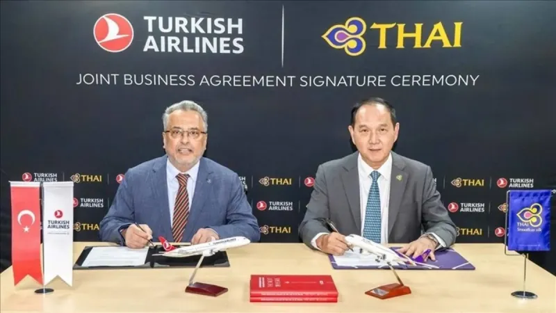 Havada iş birliği | THY ile Tayland'ın hava yolu şirketi Thai Airways arasında anlaşma imzalandı