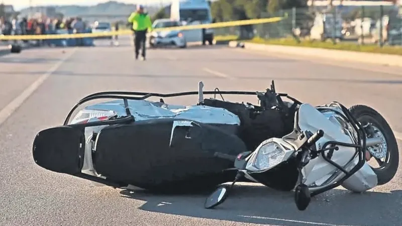Her 2 kazadan birinde motosiklet var