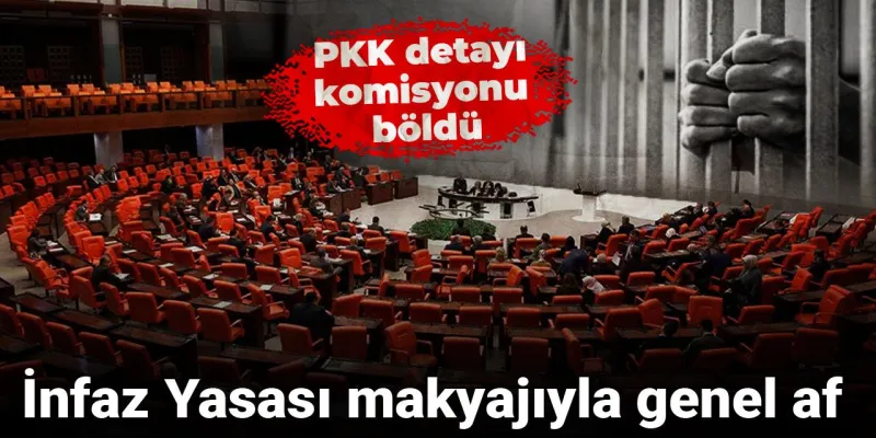 İnfaz Yasası makyajıyla genel af: PKK detayı komisyonu böldü