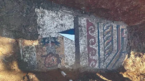 Kahramanmaraş'ta tarihi keşif: Bin 500 yıllık mozaik bulundu