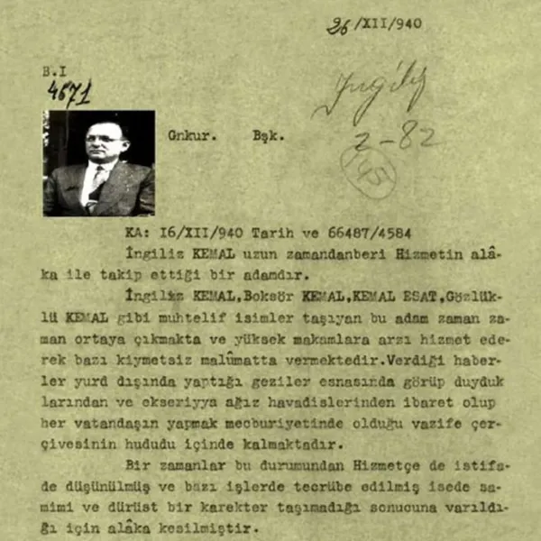 MİT'ten İngiliz Kemal Sırları! O Rapor Ortaya Çıktı