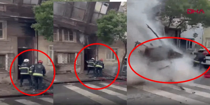 İtfaiyeciler Enkaz Altında! Darıca'da Korkunç Yangın Faciası