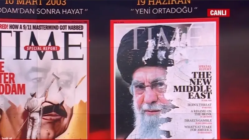 Time dergisinden Hamaney kapağı! Rejim değişikliği için düğmeye mi basıldı?