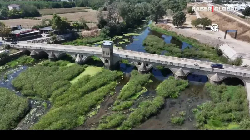 Tunca Nehri Alarm Veriyor! Kuraklık mı Başladı? Şok Görüntüler!